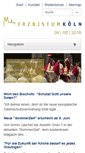 Mobile Screenshot of erzbistum-koeln.de